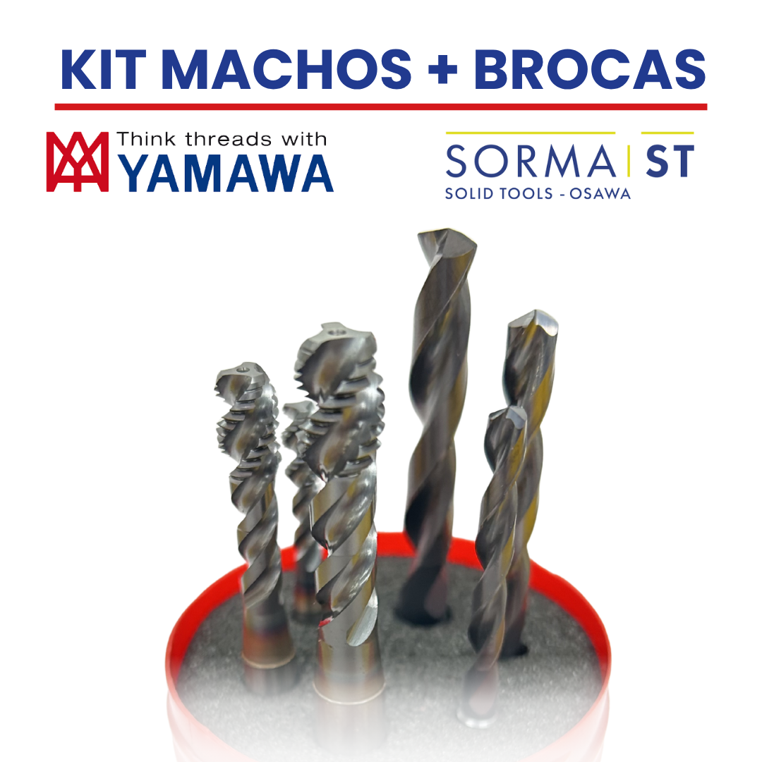 KIT 3 MACHOS + 3 BROCAS
